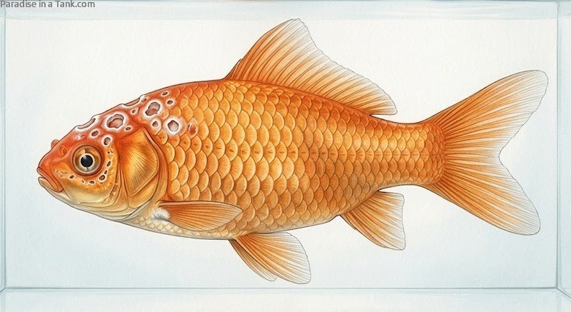 Goldfish with Hole in the Head disease.