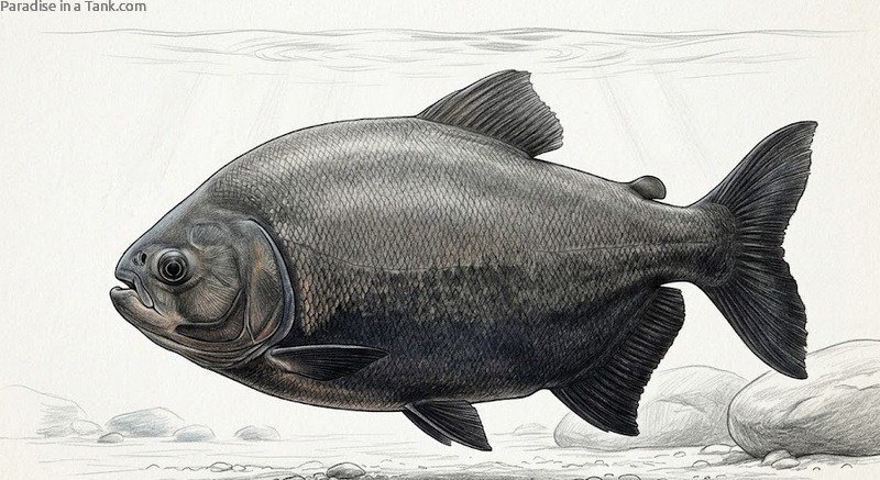 A Black Pacu